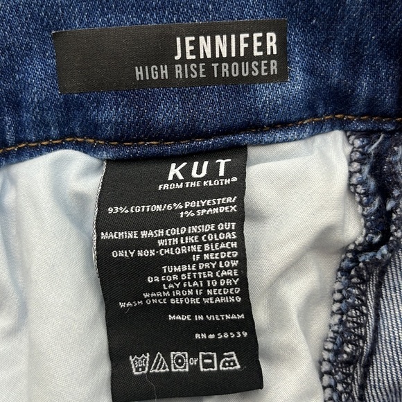 Kut From The Kloth Jennifer High Rise Trouser Size 6 - Picture 11 of 16